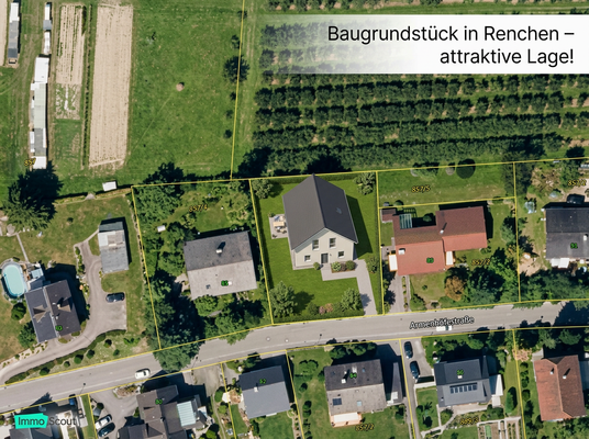 Haus Beispiel auf Grundstück