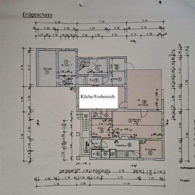 Grundriss Maisonettewohnung und 2 Wohneinheit im E