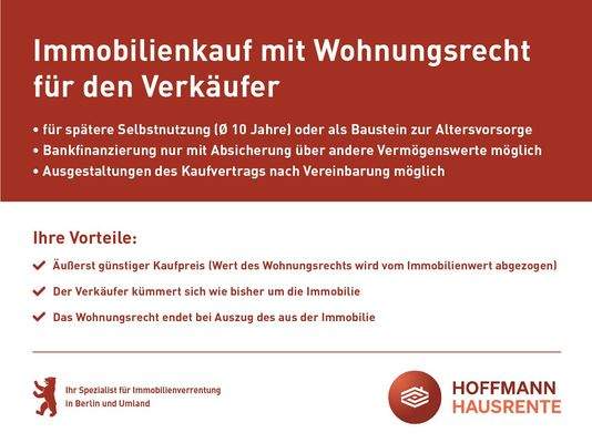 Verkauf mit Wohnungsrecht