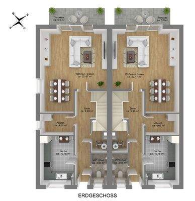 Erdgeschoss Variante 1