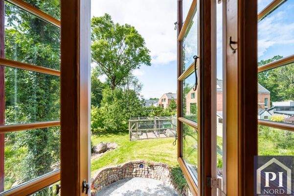 Ausblick aus dem Dachgeschoss