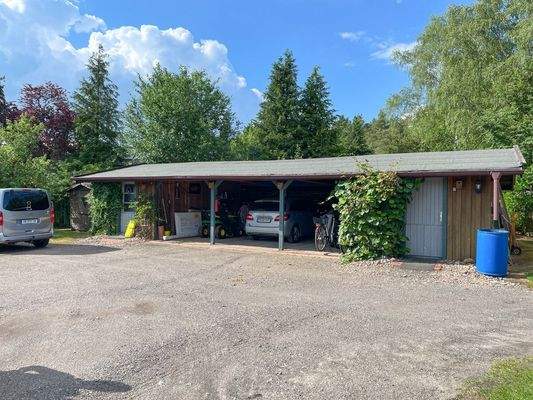 Hausanschluss, Carport, Werkstatt
