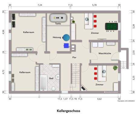 Grundriss Kellergeschoss