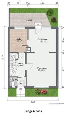 Grundriss Erdgeschoss unmöbliert_DHH Herschelstr. 16, Wiesbaden