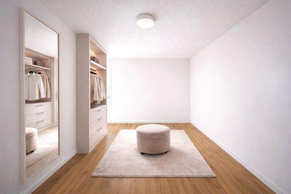 Begehbarer Umkleideschrank im Elternschlafzimmer