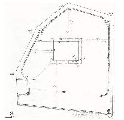 Oberes Grundstück mit möglichem Bauplatz