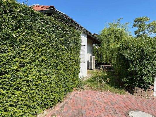 Blick auf Erker des Esszimmers