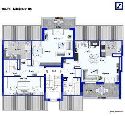 Grundriss Haus 6 - DG