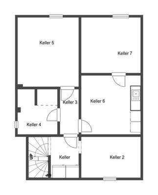 Grundriss Skizze Keller