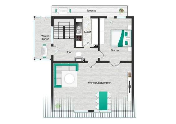 Grundriss Obergeschoss