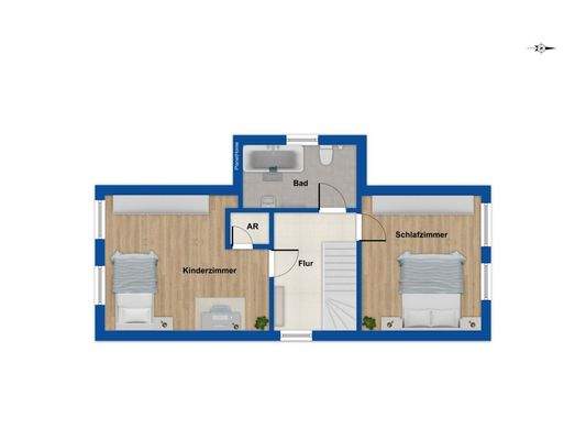 Grundriss Obergeschoss