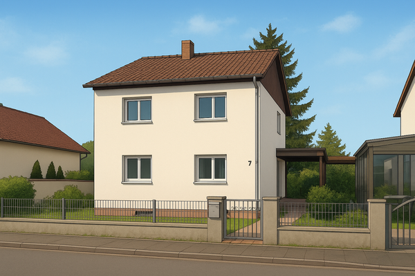 Moderne Doppelhaushälfte im Vorort.png