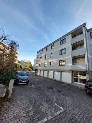 Eingangsseite der Wohnanlage