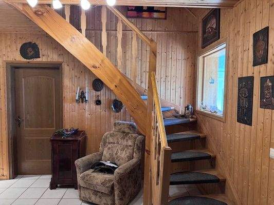 Treppe ins Dachgeschoss