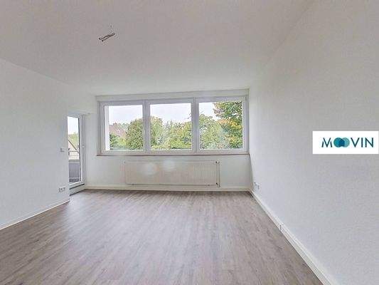 Ansicht I: Wohn- und Esszimmer