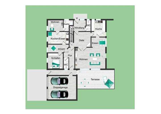 Grundriss Erdgeschoss