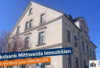 Hausansicht mit Wohnung im 1. OG