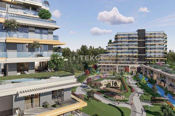 City and Nature View Flats for Sale in İstanbul Sancaktepe