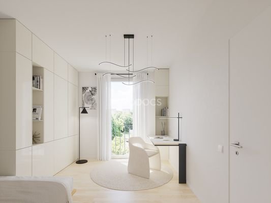 Apartment Typ 1 (Schlafzimmer)
