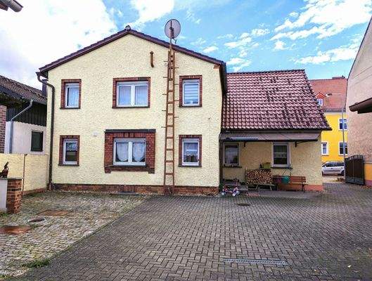 Blick auf das Wohnhaus