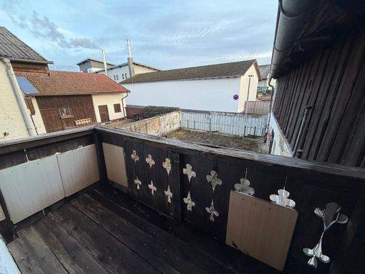 Balkon und Südaussicht