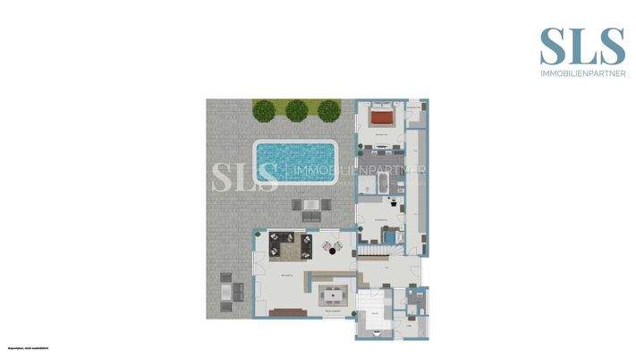 Erdgeschoss-Grundriss-Skizze