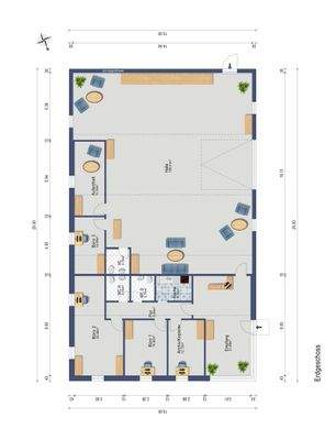 Gewerbehalle (Darstellung und Maßangaben sind ohne Gewähr)