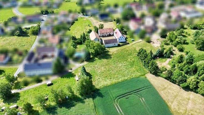Luftbild Bauernhof