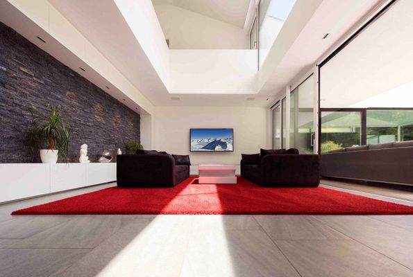 Living. Deckenhöhe 6m