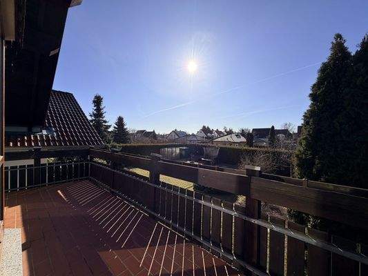 Sonne auf dem Balkon
