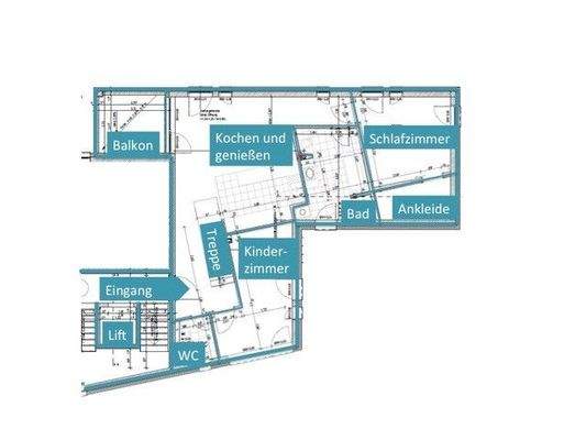 Grundriss 2. Obergeschoss