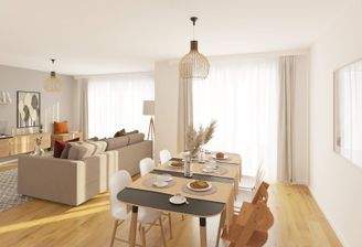 Offener und großzügiger Wohnbereich im Erdgeschoss