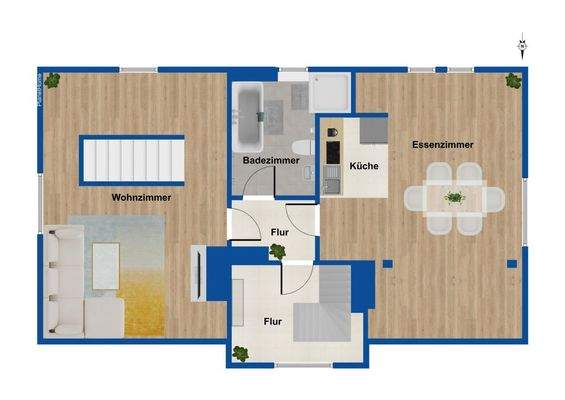 Grundriss Obergeschoss