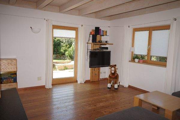 Blick ins Wohnzimmer