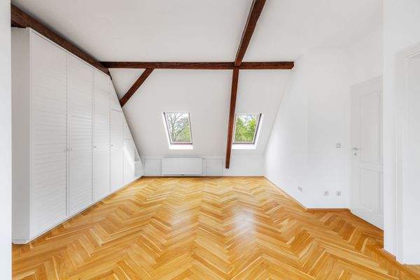 Masterbereich im Dachgeschoss