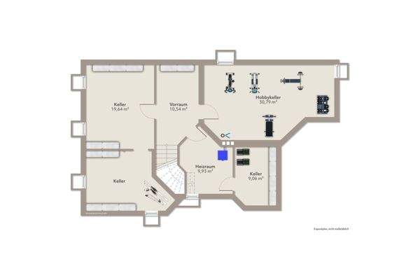 Grundriss Kellergeschoss