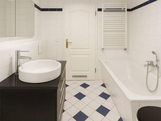 Badezimmer mit Wanne