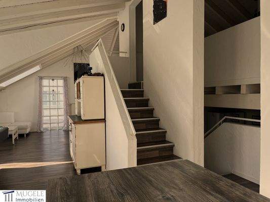 Wohnbereich OG/ Aufgang DG