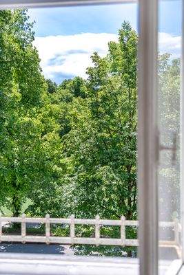 Mit Blick auf den Schlosskanal