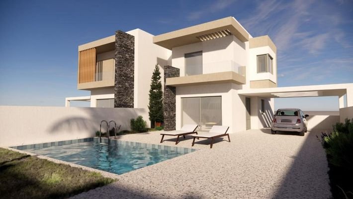 Kreta, Stavrakia: Neubau! Luxuriöses Einfamilienhaus mit Pool zu verkaufen