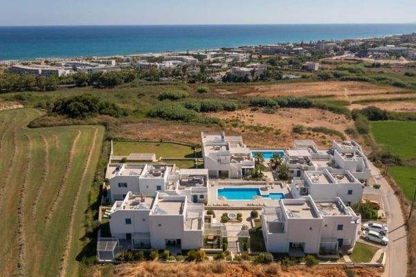 Kreta, Asprouliani: Schönes Haus in toller Anlage mit Meerblick zu verkaufen