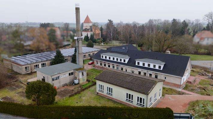 Drohneaufnahme Grundstücksübersicht