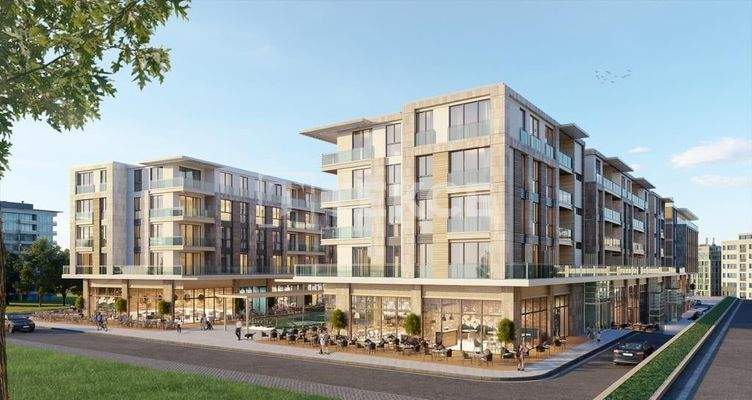 On-Site Flats with Pool and Security in Istanbul Kucukcekmece