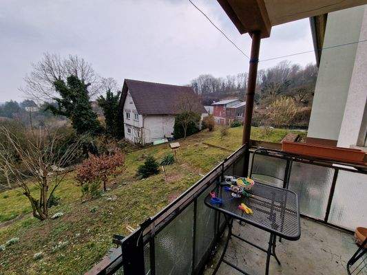 Blick von Balkon