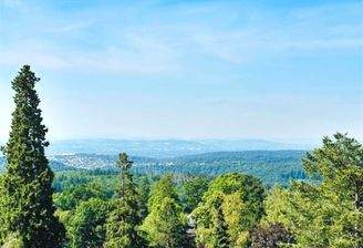 Ausblick vom Balkon