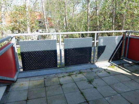 Referenz geräumiger Balkon