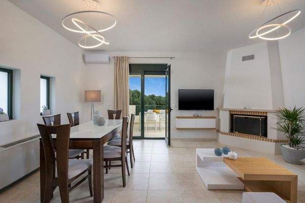 Kreta, Afrata: Premium-Villa mit Meerblick zu verkaufen