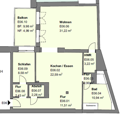 Grundriss (unverbindliche Darstellung)