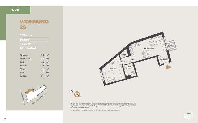 EASE - Grundriss WE25