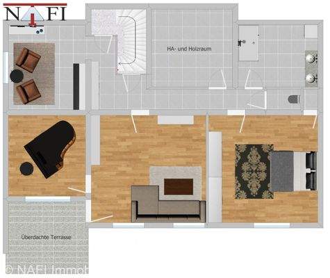 Grundriss Hanggeschoss